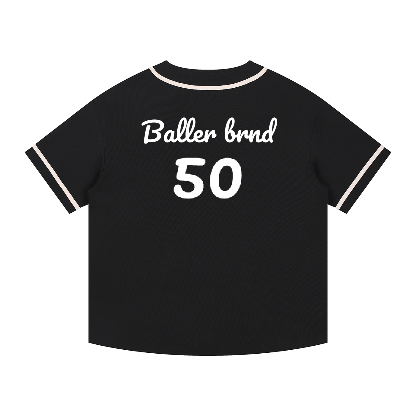 Baller Brnd Baseball Style Button Up
