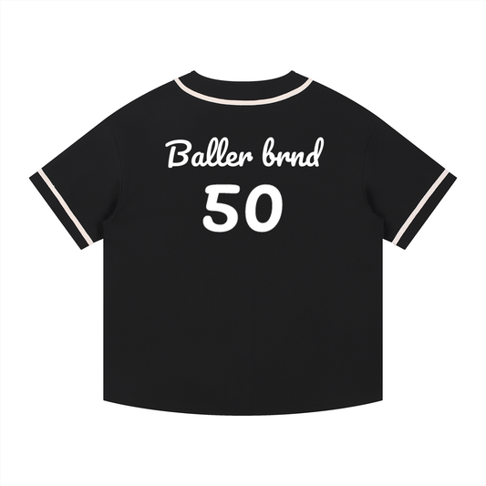 Baller Brnd Baseball Style Button Up