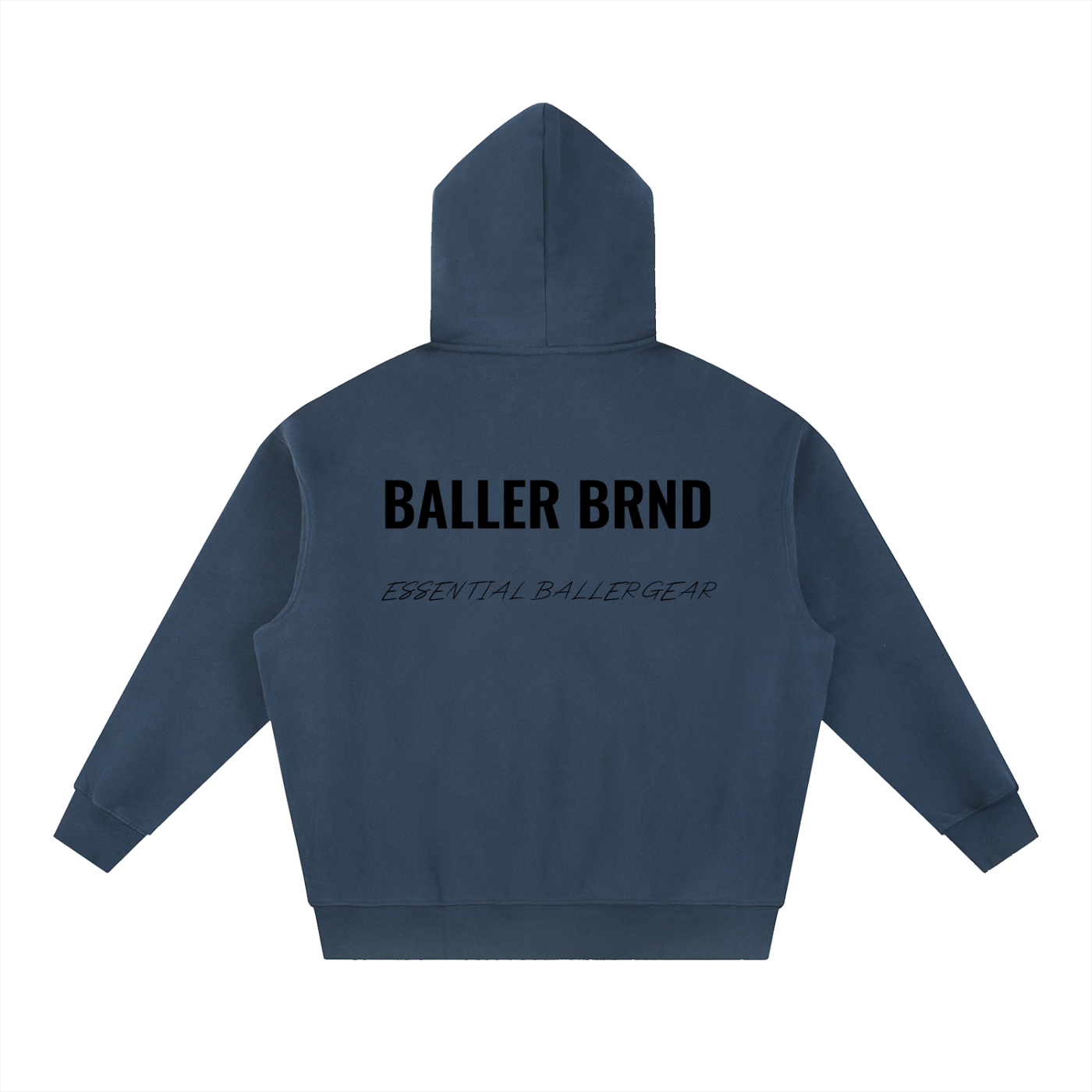 Baller Brnd Oversized Fleeced Hoodie