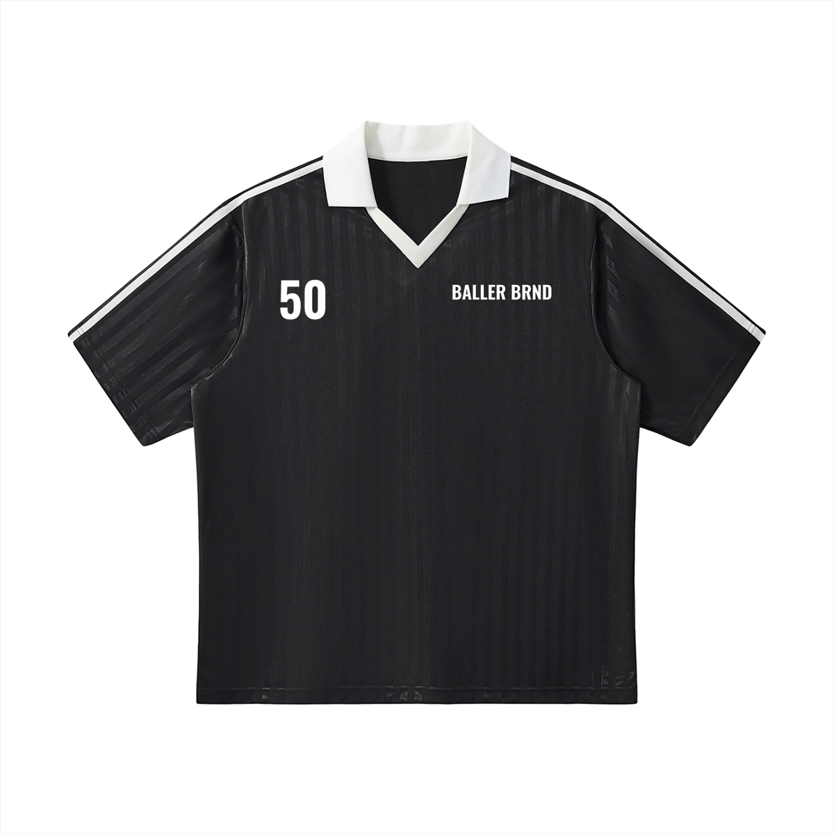 Baller Brnd Contrast Collar Soccer Jersey