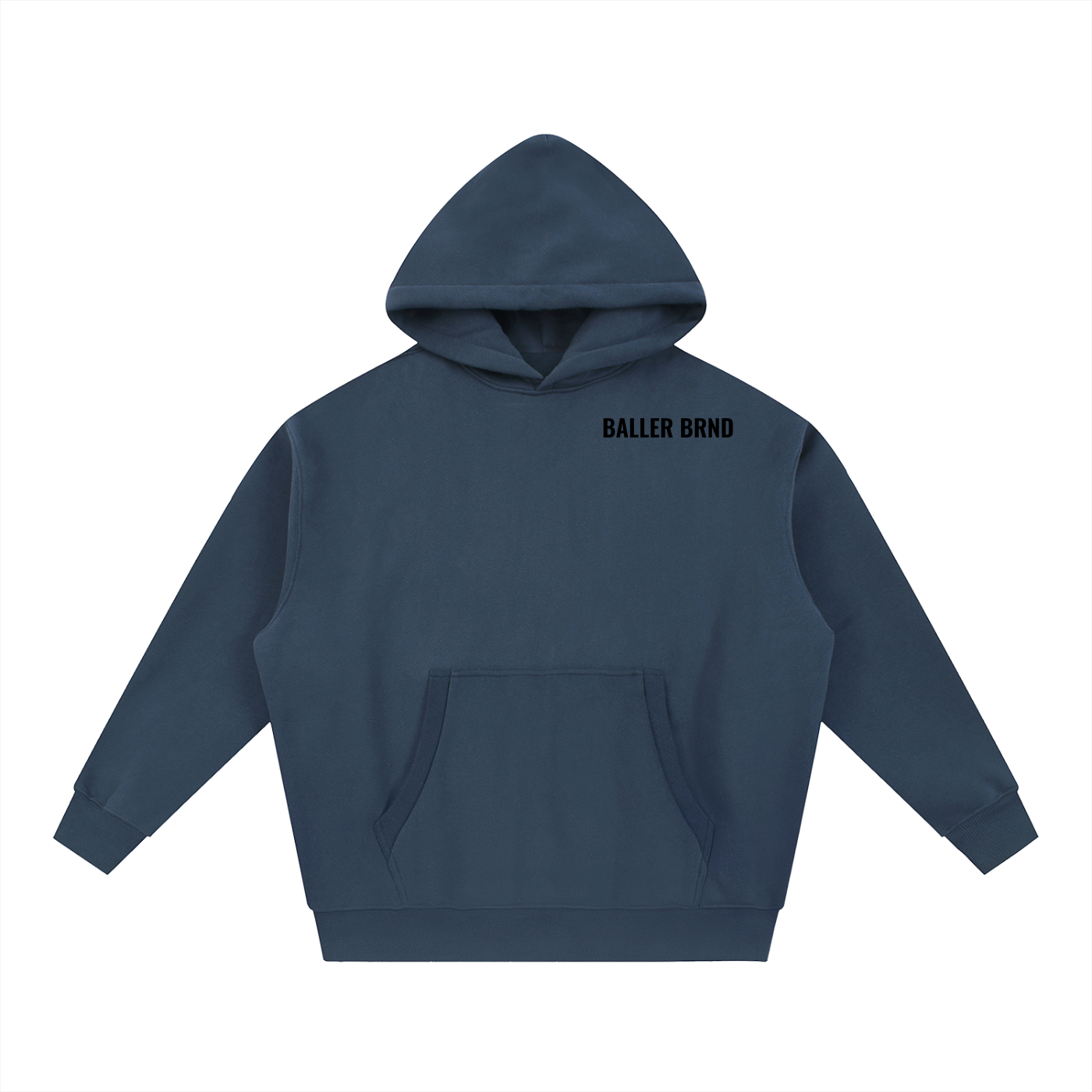 Baller Brnd Oversized Fleeced Hoodie