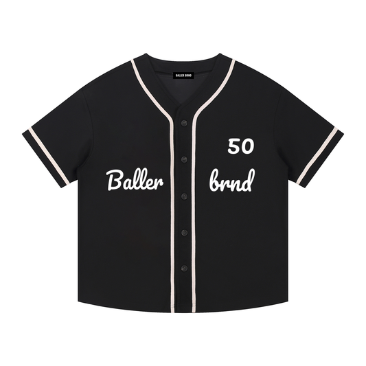 Baller Brnd Baseball Style Button Up