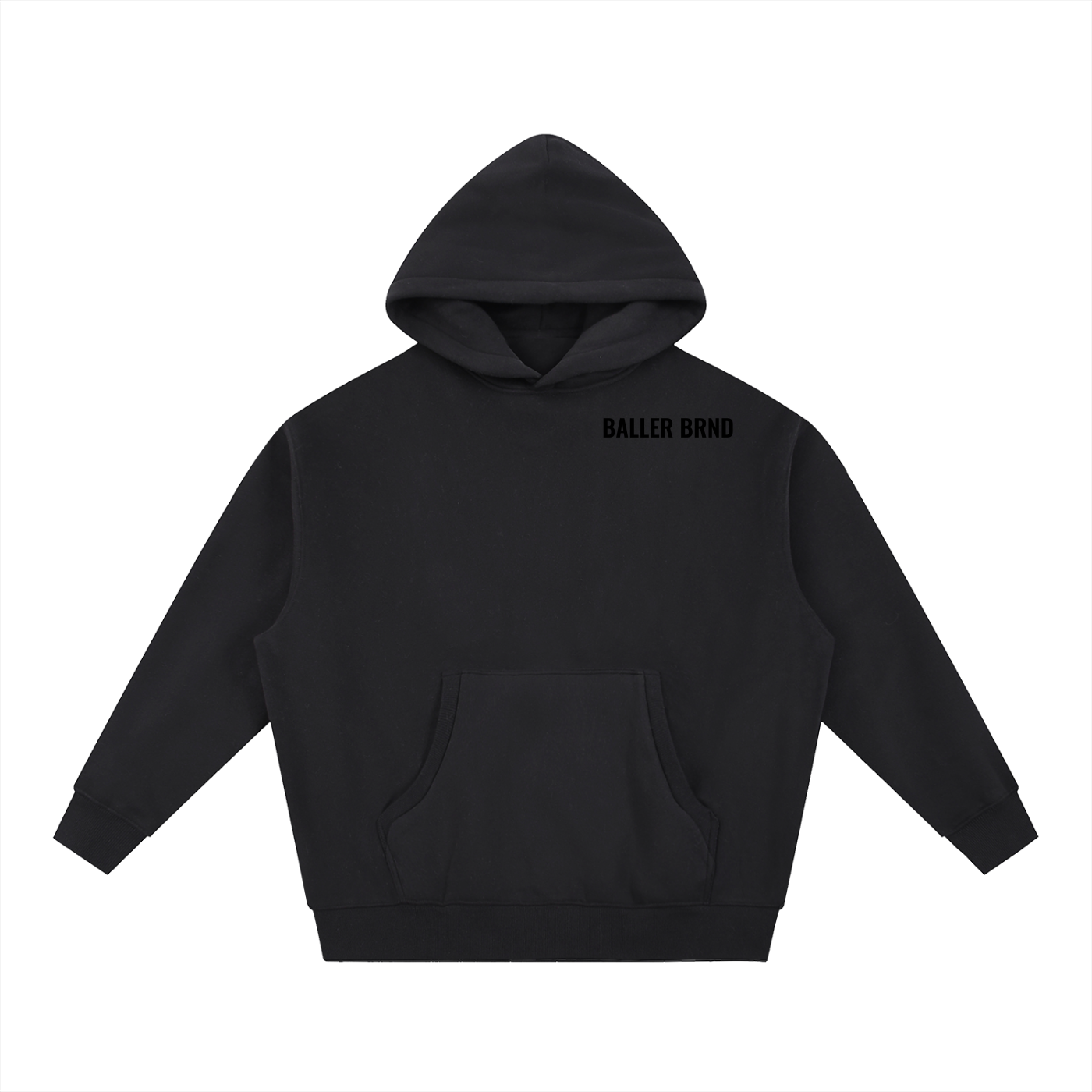 Baller Brnd Oversized Fleeced Hoodie