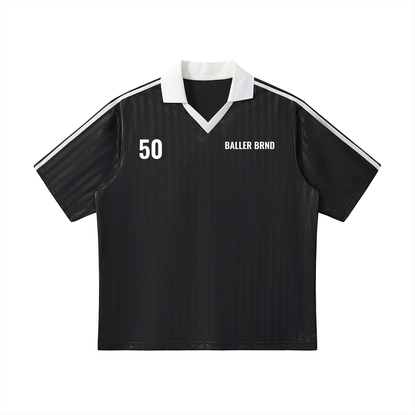 Baller Brnd Contrast Collar Soccer Jersey